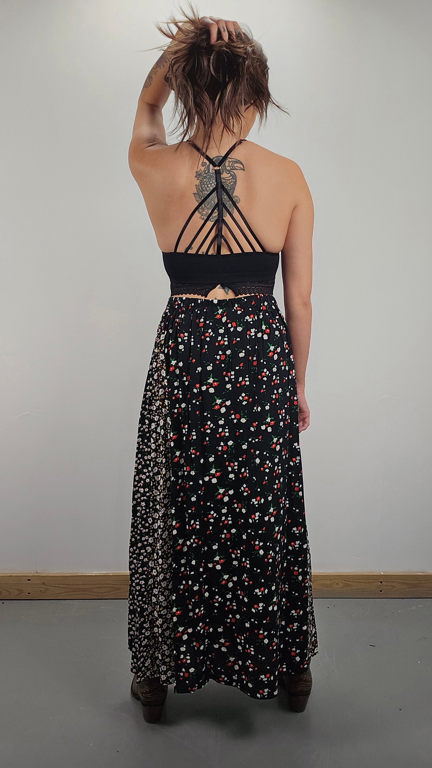 Floral Maxi Skirt (Two Colors)
