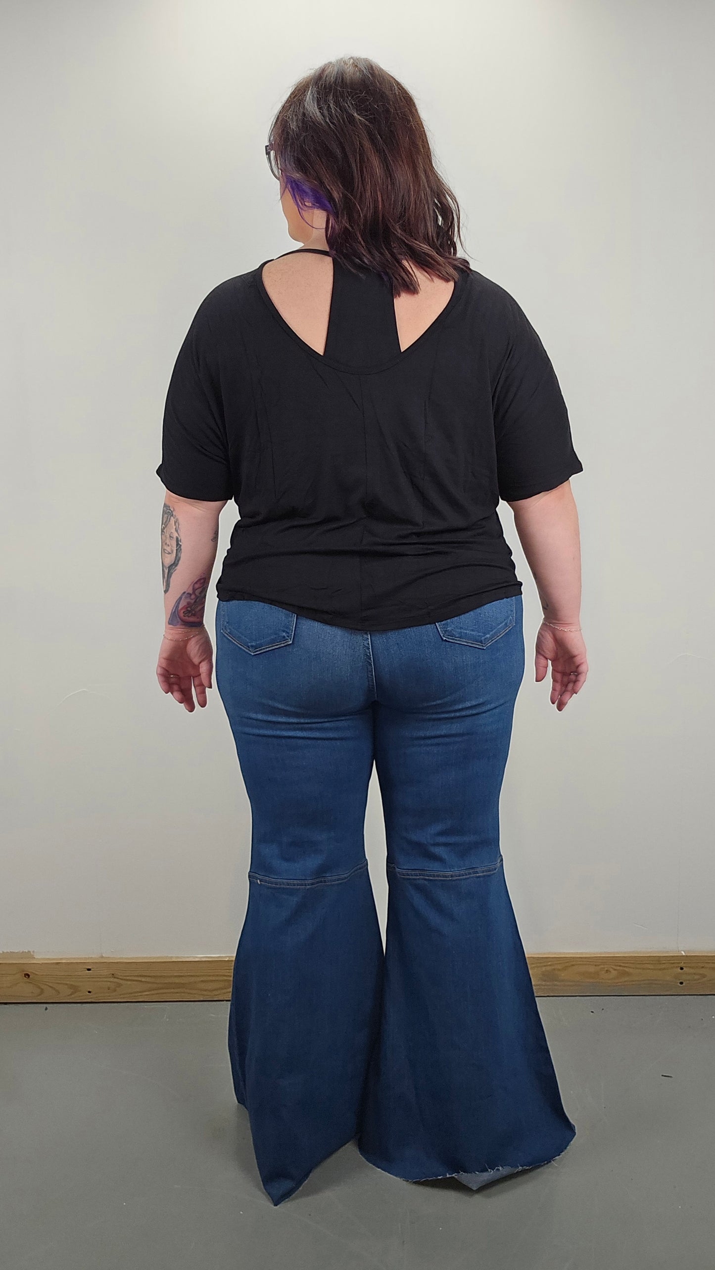 Cut-Out Dolman Tee PLUS