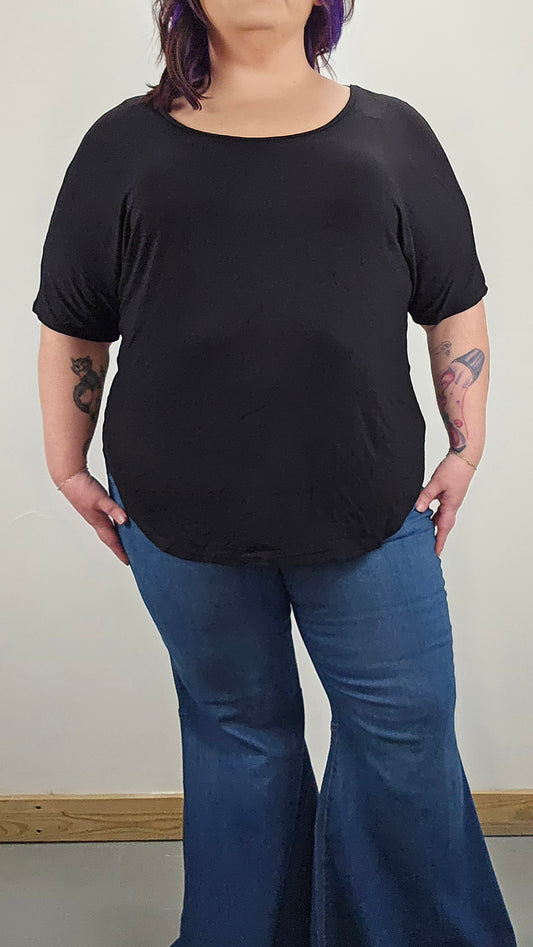 Cut-Out Dolman Tee PLUS