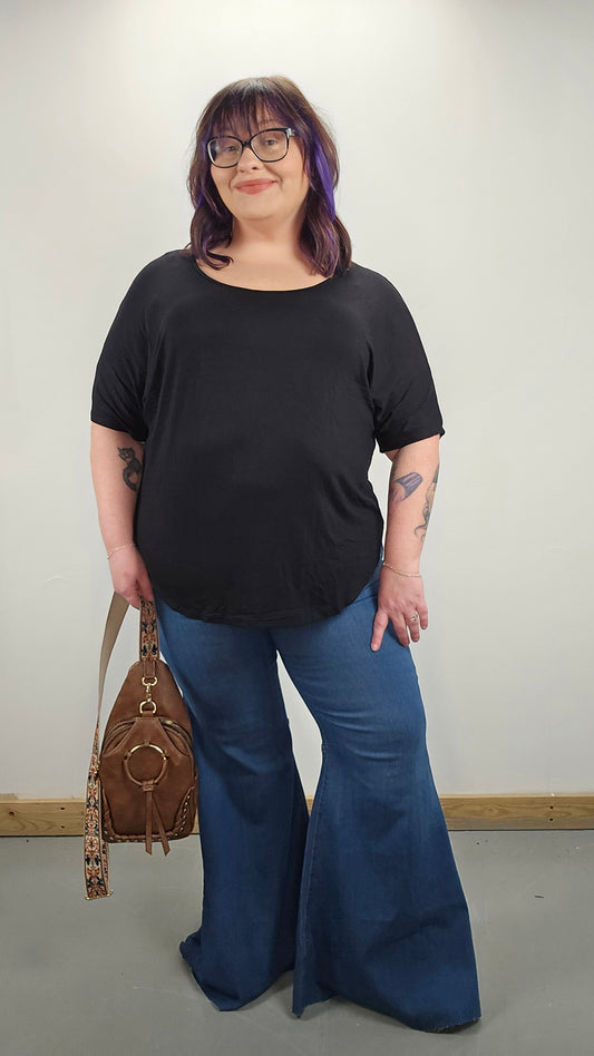 Cut-Out Dolman Tee PLUS