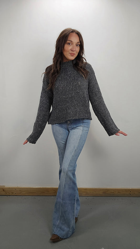 Ashwood Flare-Sleeve Sweater