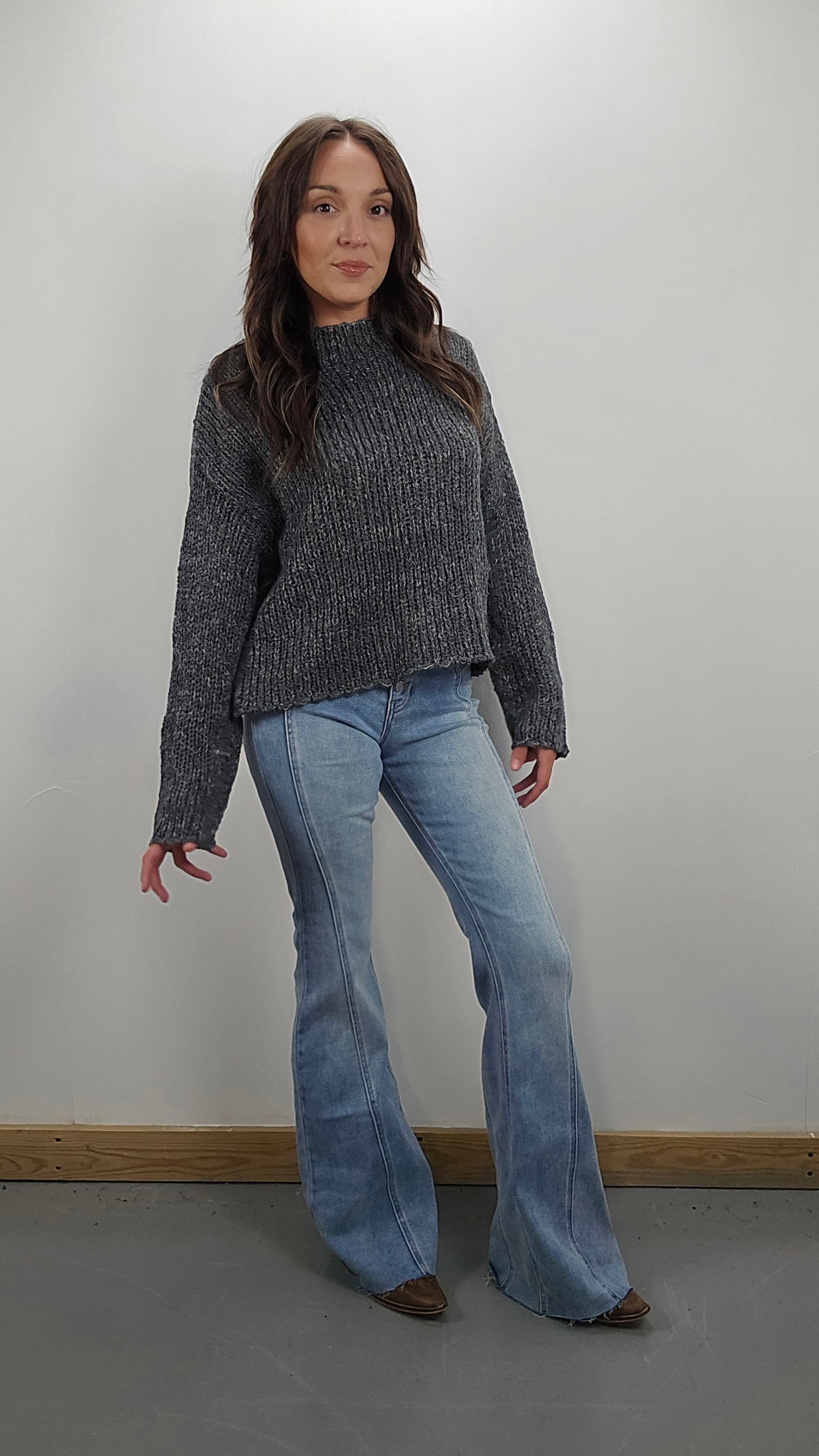 Ashwood Flare-Sleeve Sweater