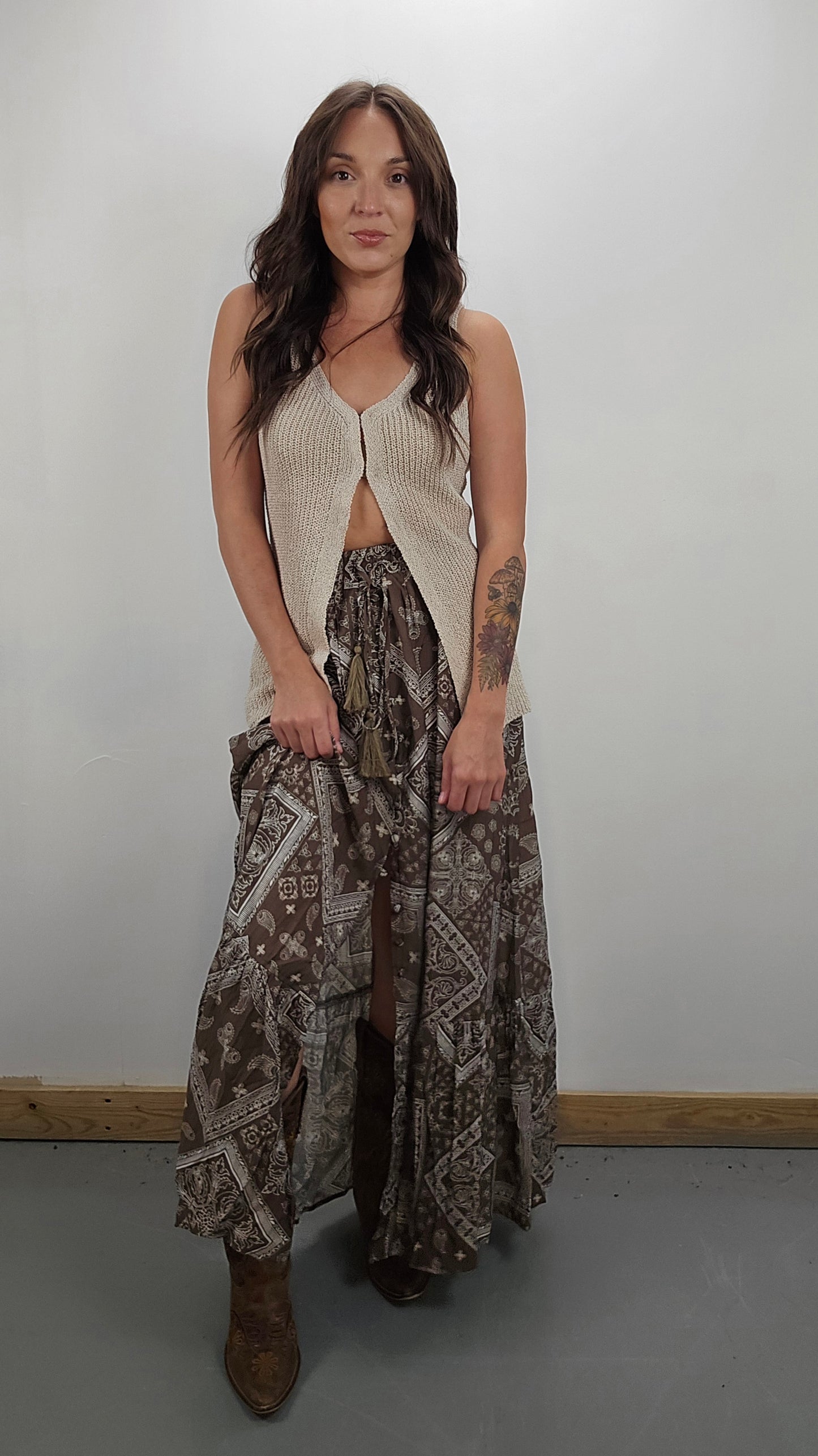 Hook and Eye Sweater Vest