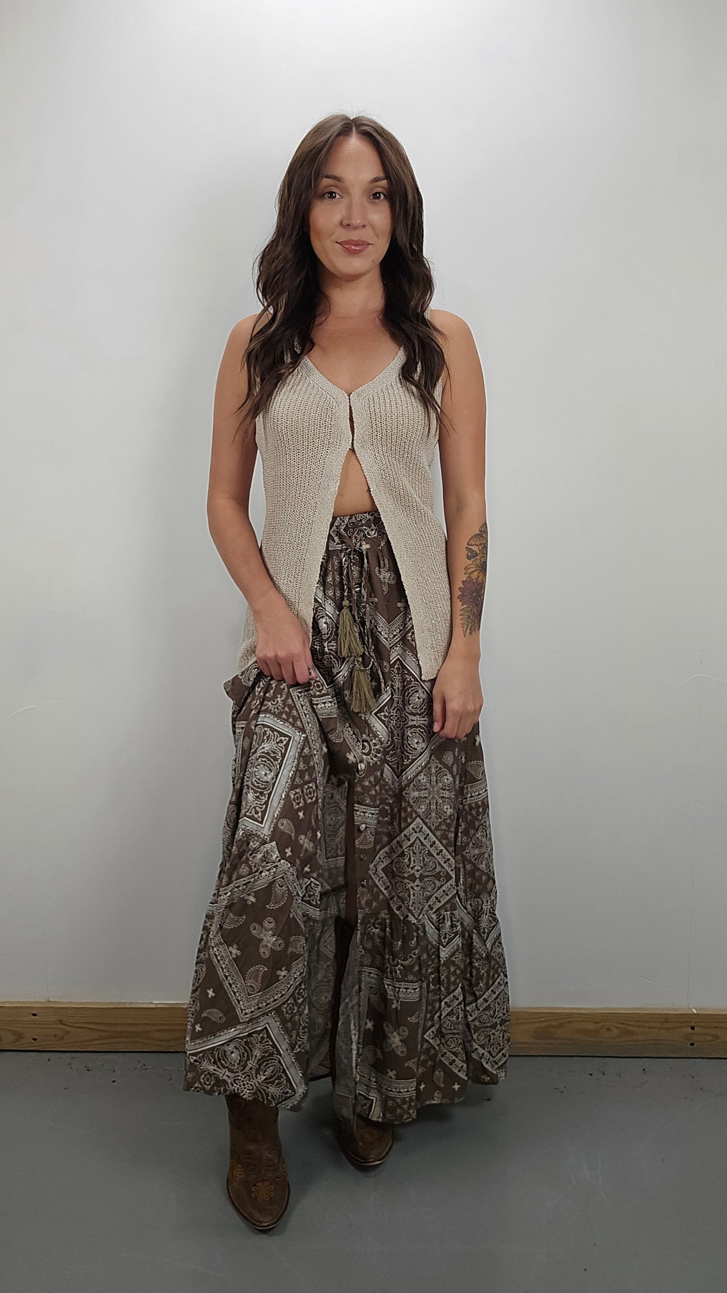 Hook and Eye Sweater Vest