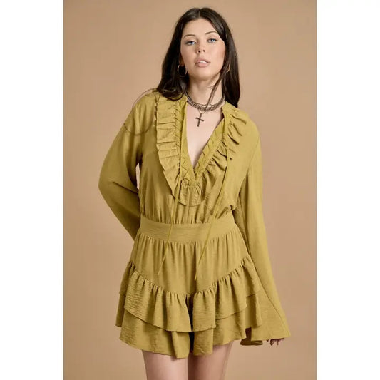 Happy Hour - V-Neck Romper