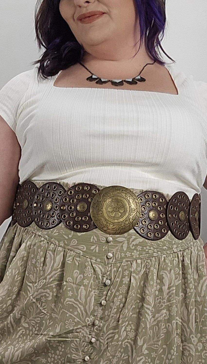 Leather Disc Belt