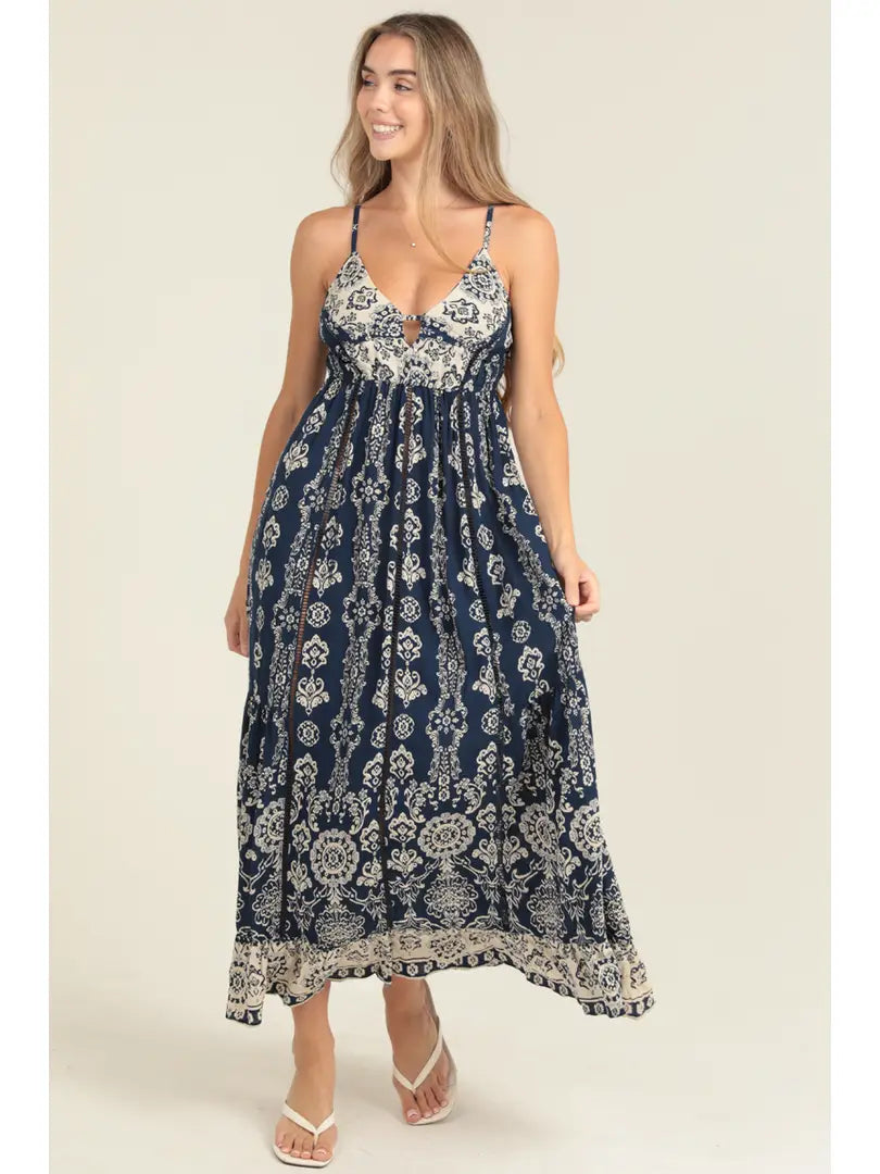 Midnight Mirage Maxi Dress