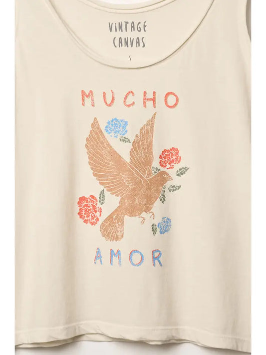 Mucho Amor Vintage Graphic Tank