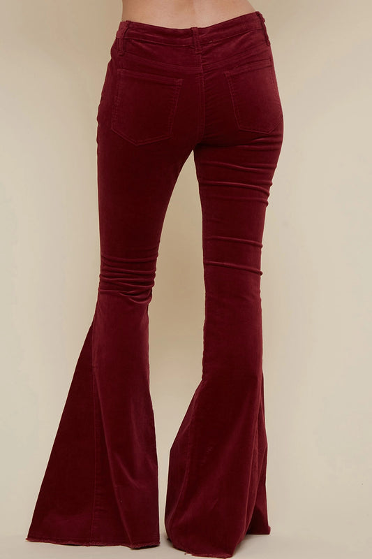 Dark Romance Corduroy Bell Bottoms - PLUS