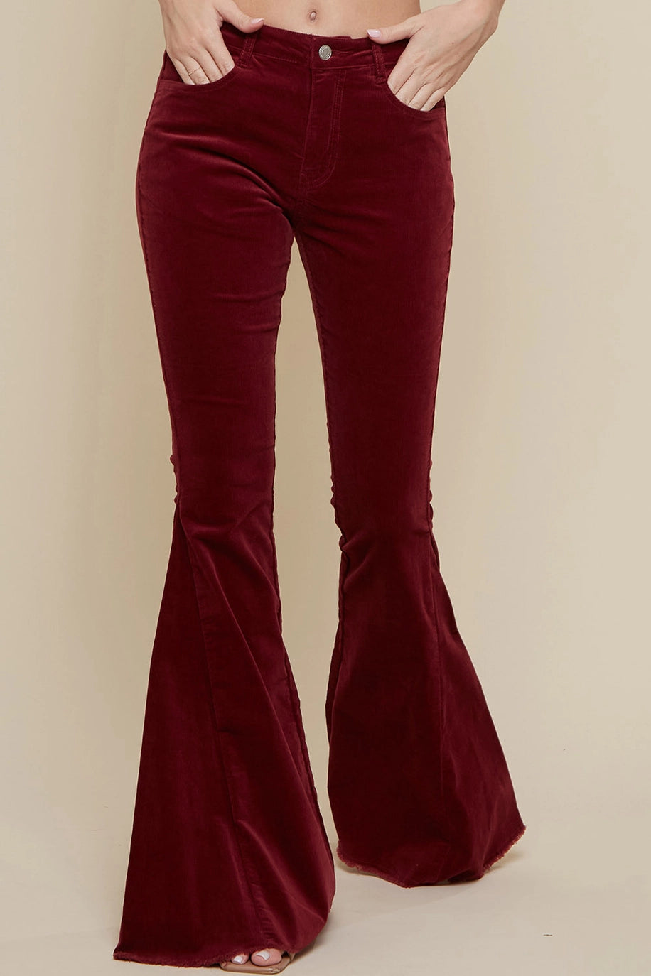 Dark Romance Corduroy Bell Bottoms - PLUS