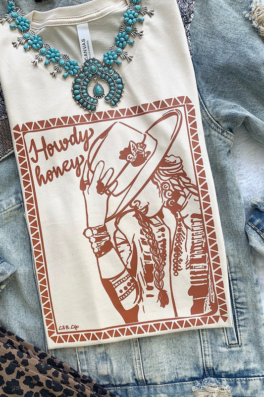 Howdy Honey Western Tee