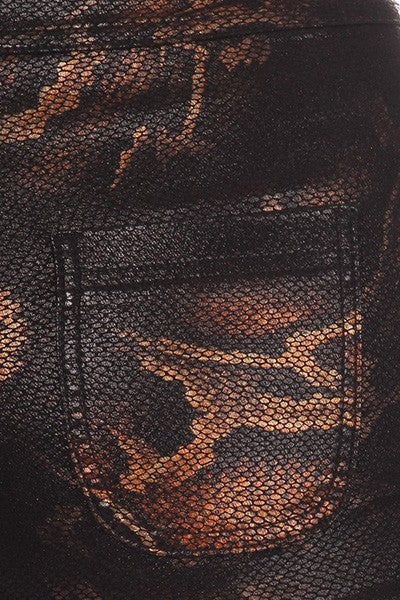 Printed High Waisted Bell Bottom