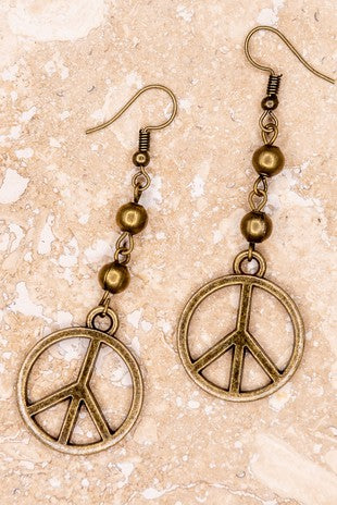 Peace Sign Earrings