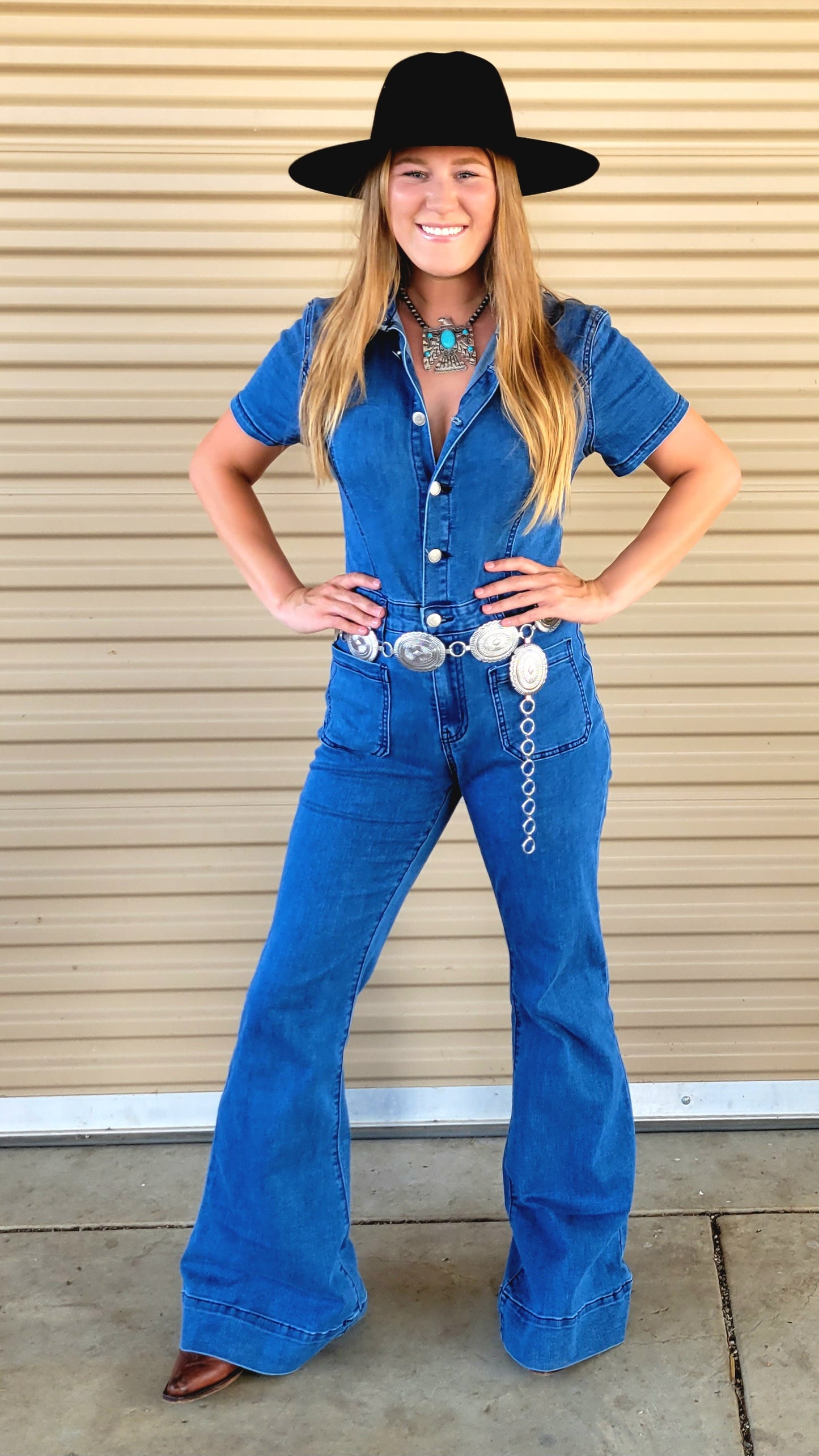 Desert Diva Denim Jumpsuit