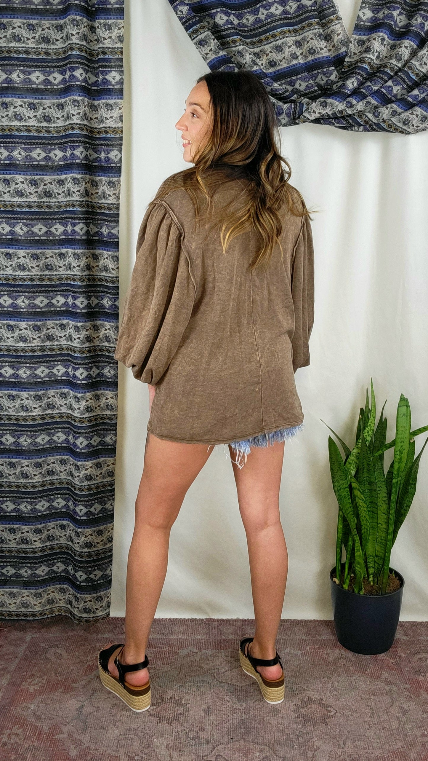 Autumn Harmony Mineral Washed Tunic