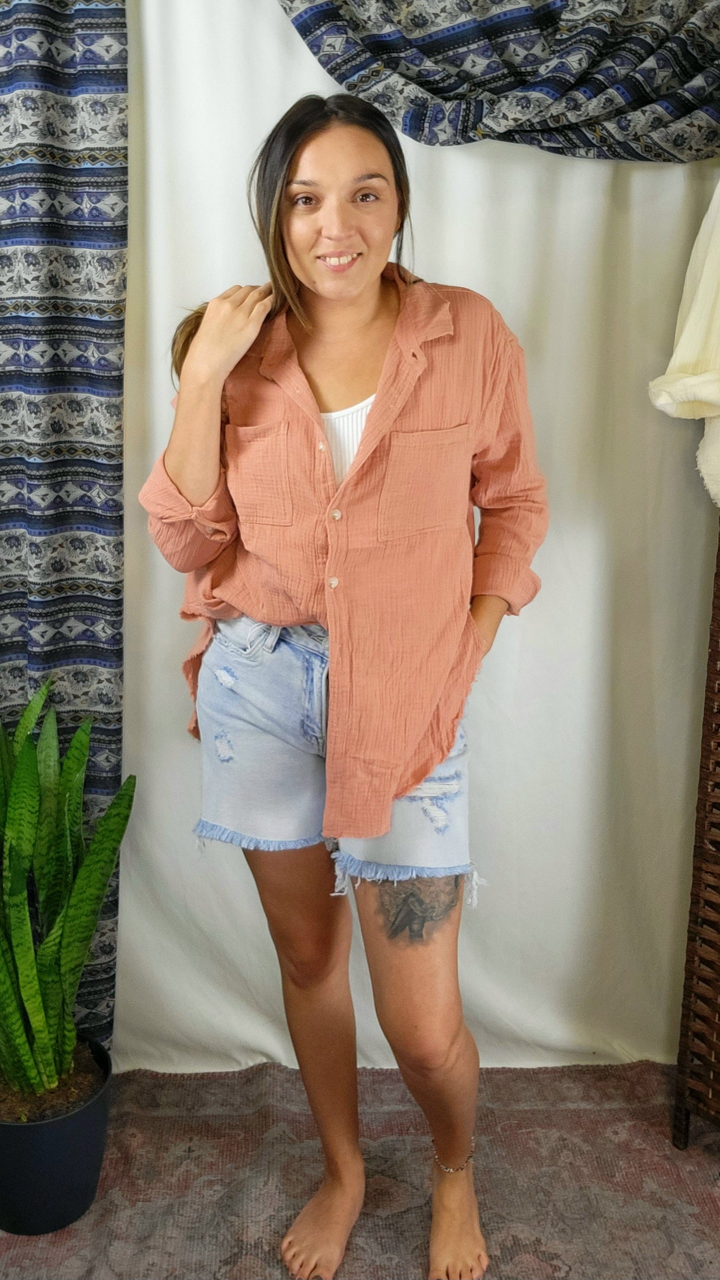 Effortless Comfort Button Down Shirt