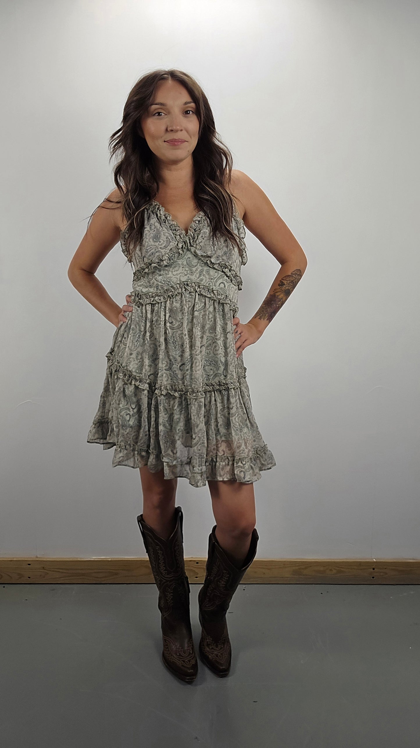Paisley Tier Dress