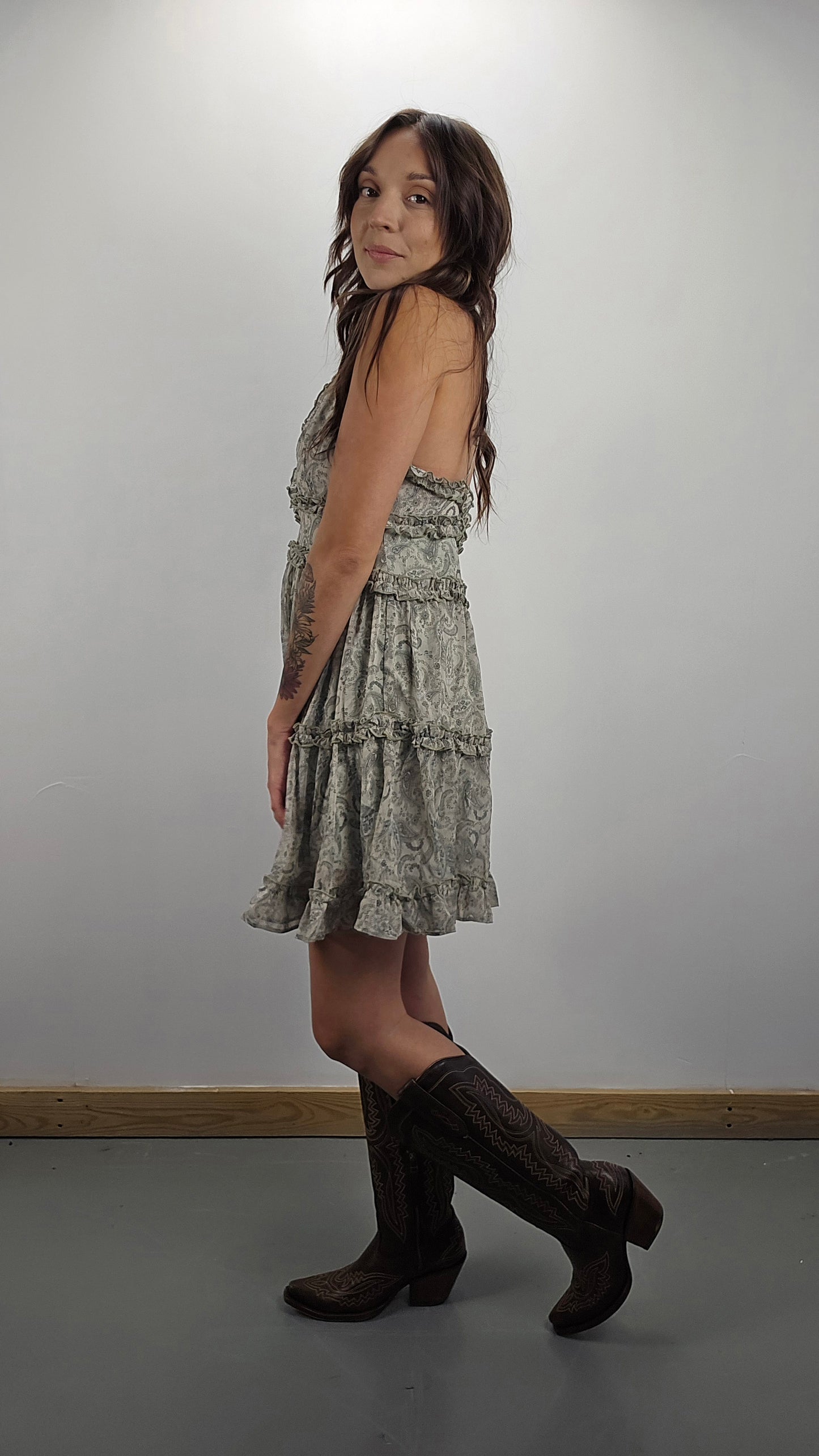 Paisley Tier Dress