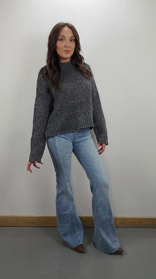 Ashwood Flare-Sleeve Sweater