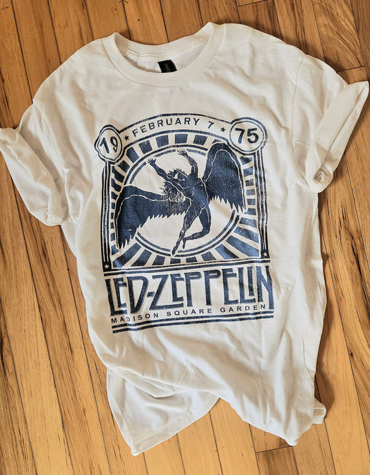 Vintage Blues Zeppelin Band Tee