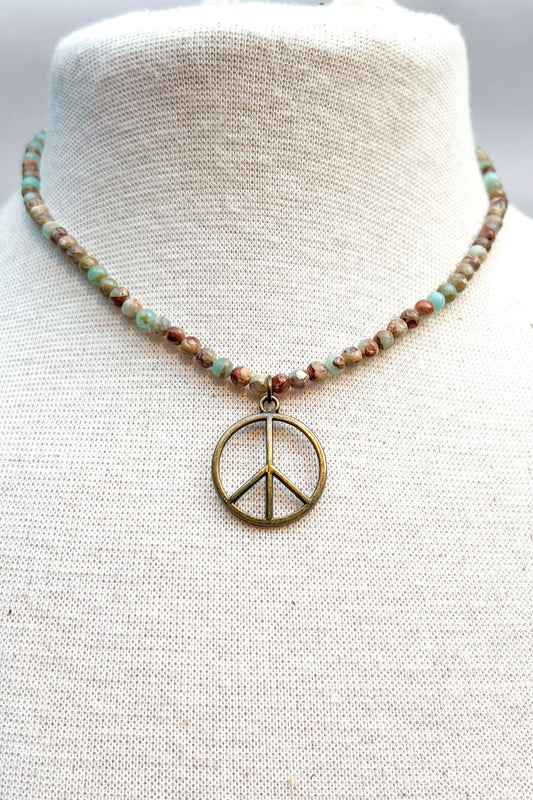 Peace Sign Necklace