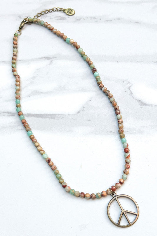 Peace Sign Necklace