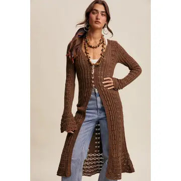 Stay Awhile Crochet Cardigan