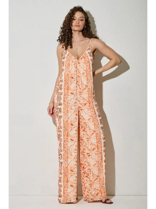 Peachy Keen Wide Leg Jumpsuit