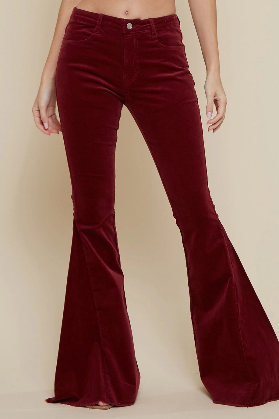 Dark Romance Corduroy Bell Bottoms - PLUS