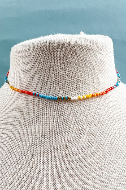 Dine' Beaded Necklace