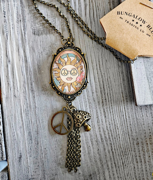 Hippie Sunshine Tassel Necklace