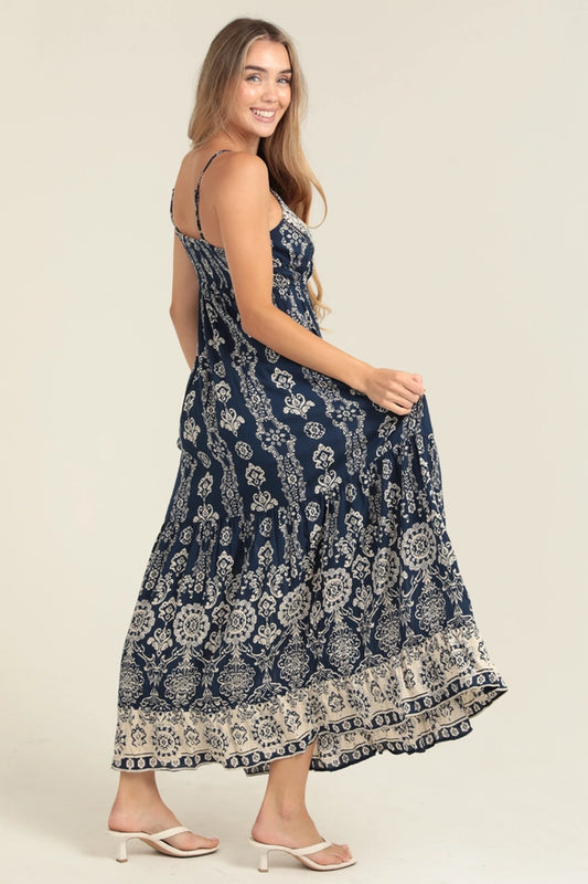 Midnight Mirage Maxi Dress