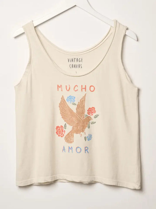 Mucho Amor Vintage Graphic Tank