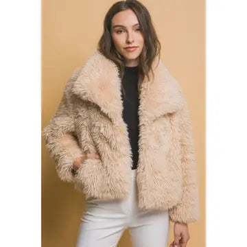 Backstage Babe Faux Fur Coat