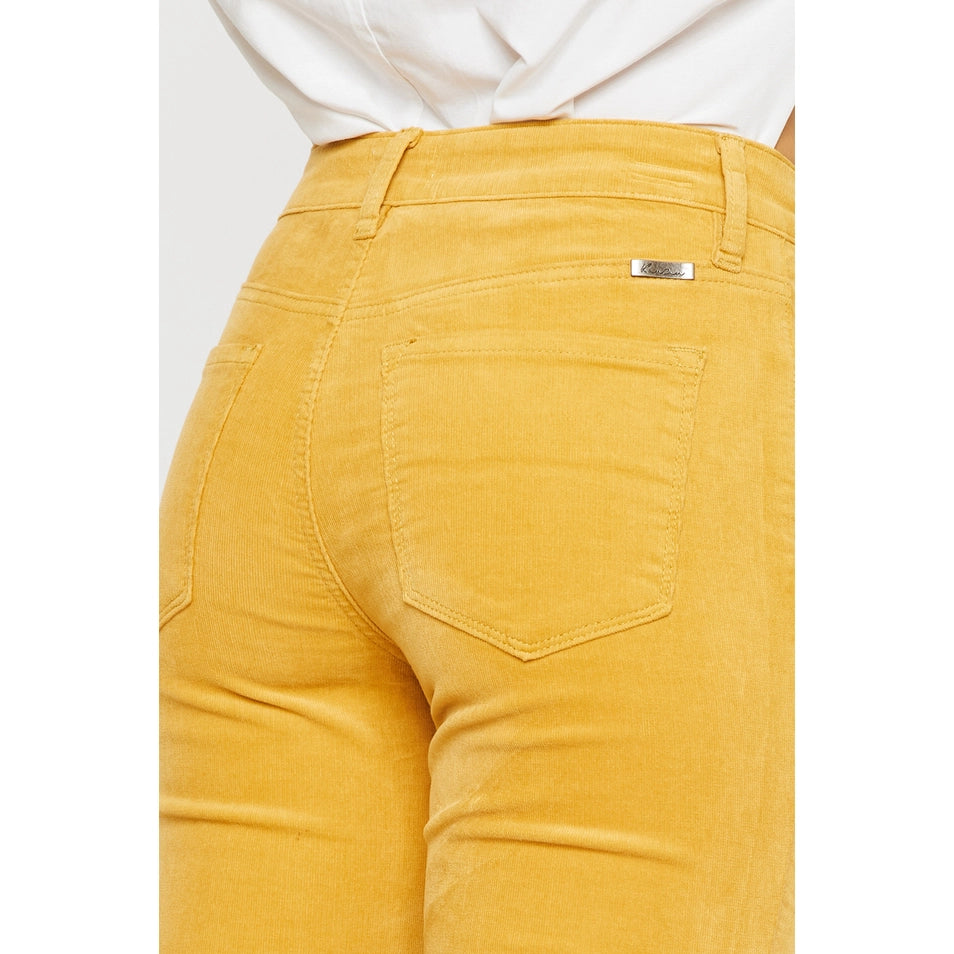 Golden Hour KanCan High Rise Corduroy Flare