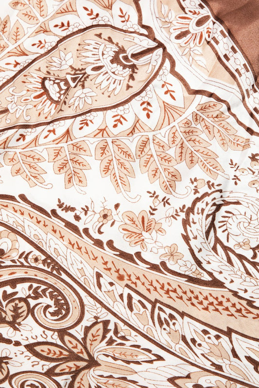 Paisley Leaf Print Bandana