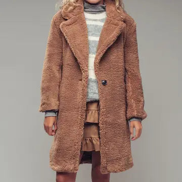 Brunch Date Teddy Coat