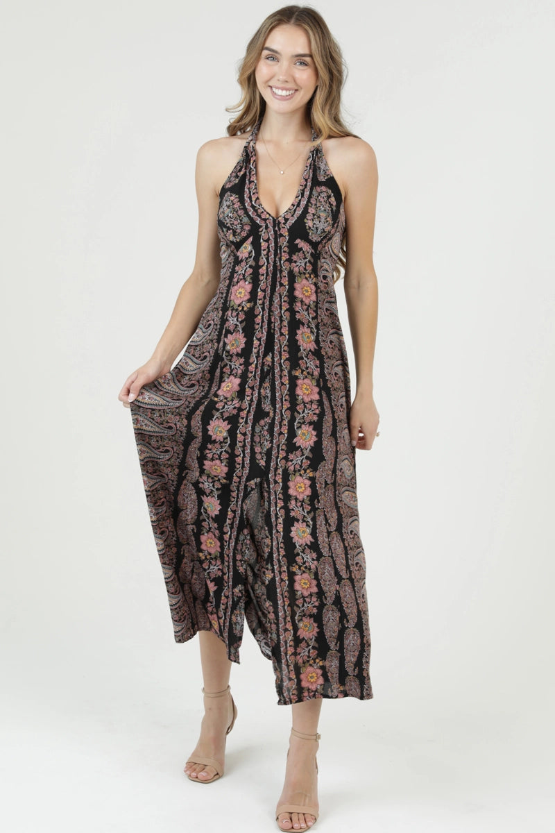Follow The Music Halter Maxi Dress