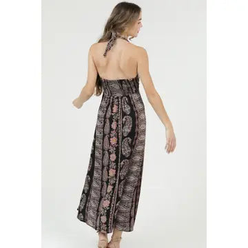Follow The Music Halter Maxi Dress