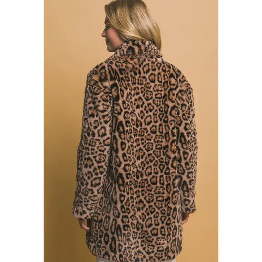 Midnight Muse Faux Fur Coat