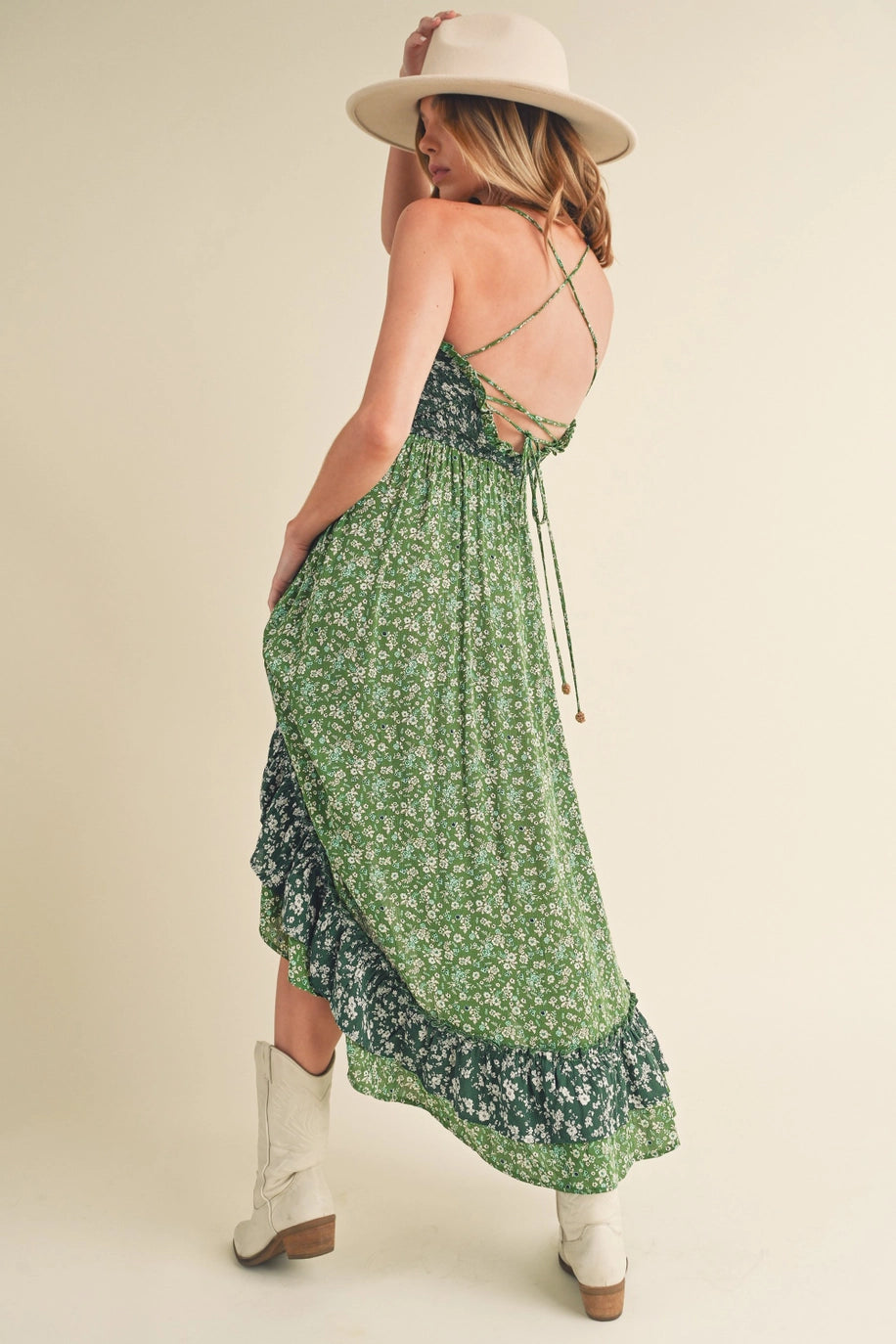 Green River Smocked Maxi Dress