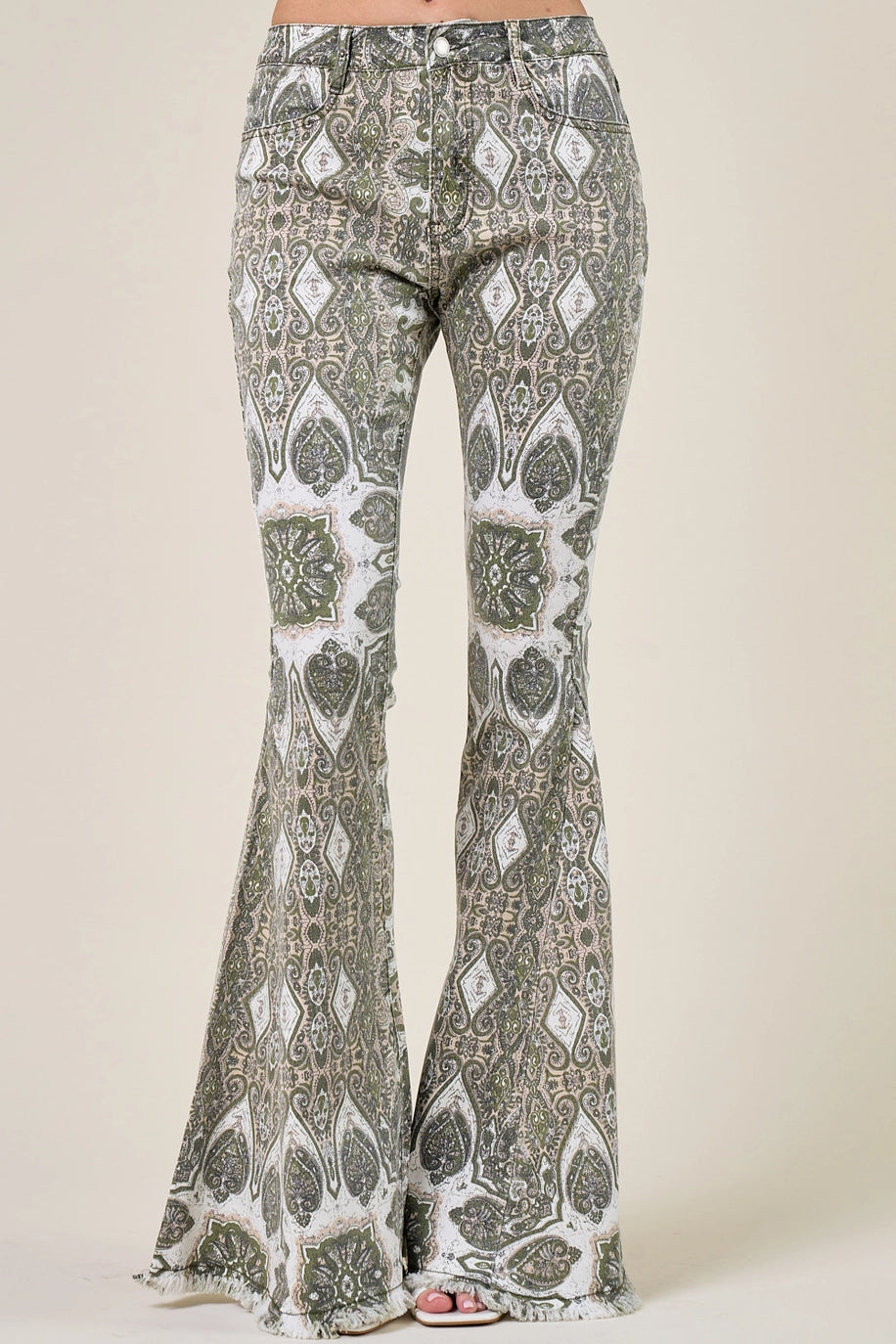 Front Row Printed Flares