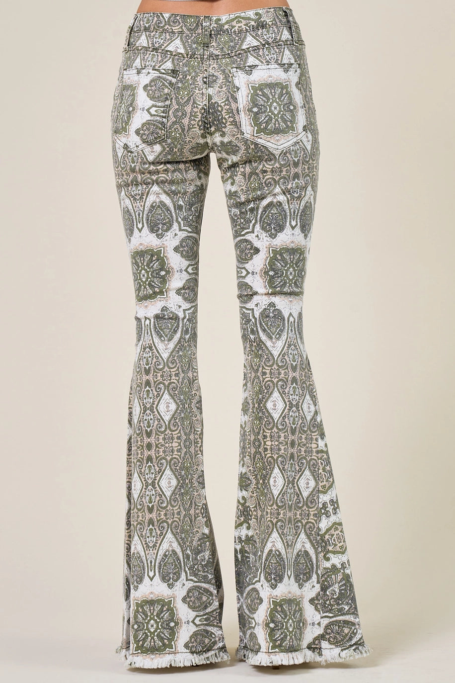Front Row Printed Flares